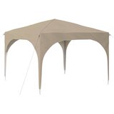 vidaXL Zložljivi šotor za zabave 290 x 290 x 245 cm Krem, (5000218899) | Shoptok.si