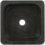  Umivaonik od riječnog kamena 30 x 30 x 15 cm crni | shoptok.hr