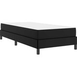  Krevetna konstrukcija s madracem Crna 90 x 200 cm tkanina | shoptok.hr
