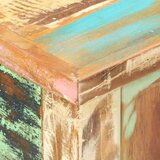  Konzolni stol od masivnog obnovljenog drva 120 x 40 x 75 cm | shoptok.hr