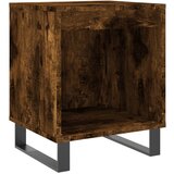 Maison Chic Nočna omarica - Nočna miza dimljen hrast 40x35x50 cm inženirski les, (21690389) | Shoptok.si