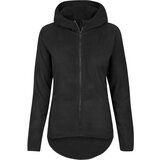 UC Ladies Women's Polar Fleece Zip-Up Hoodie in Black Cene