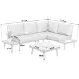 Gardenson Lounge Garnitura Attika, Masivno | Shoptok.si