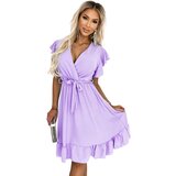 Numoco Dress with ruffle, neckline and tying Cijene