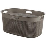 Curver Košara za perilo FILO, 45l, cappuccino recycled | Shoptok.si