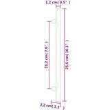 vidaXL Ročaji za omarico 5 kosov srebrna 192 mm nerjaveče jeklo | Shoptok.si