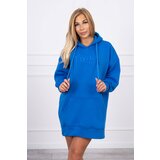 Kesi Insulated sweatshirt with embroidered inscription oversize mauve blue | Shoptok.si