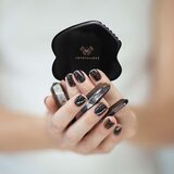 Crystallove Black Obsidian Contour Gua Sha pomagalo za masažu 1 kom | shoptok.hr