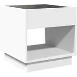  Noćni ormarić s beskonačnim LED svjetlima bijeli 50x50x50 cm | shoptok.hr