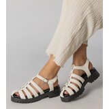  White platform sandals with closed toe line Kolla | ePonuda.com