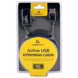 Gembird UAE-01-10M USB 2.0 active extension cable, black color, bulk package, 10m kabal | ePonuda.com