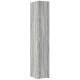 VidaXL Visoka omara siva sonoma 30x42,5x185 cm inženirski les Slike