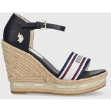 US Polo Assn Sandali AYLIN ženski, mornarsko modra barva | Shoptok.si