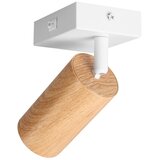  Brilagi - Zidna spot svetiljka SELE 1xGU10/30W/230V bela/dekor hrasta | Eponuda.com