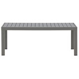 Venture Home Copacabana vrtni stolić 120 &amp;times; 70 cm, kaki Slike