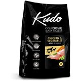 Danube Petfoods kudo Low Grain hrana za pse - Chicken and Vegetables ADULT 10+2kg GRATIS