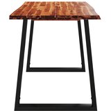  Blagovaonski stol sa živim rubom 110x70x75 cm od drva bagrema | shoptok.hr