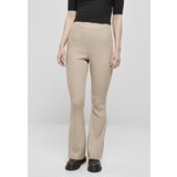 Urban Classics Women's ribbed knit leggings Bootcut lighttaupe | ePonuda.com