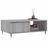  Stolić za kavu siva boja hrasta 90x60x35 cm konstruirano drvo | shoptok.hr