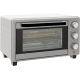 HOMCOM Mini pečica (kovina, nerjaveče jeklo) 46D x 38,5Š x 29V cm – Srebrna, (5000242662) | Shoptok.si