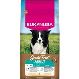 Eukanuba Grain Free Adult Small / Medium piletina - 12 kg | shoptok.hr