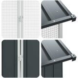 Kavez za ptice Antracit 645 x 208 x 247 cm Cinkani čelik | shoptok.hr