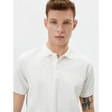 Koton Collar T-Shirt Slim Fit Buttoned Short Sleeve Cene