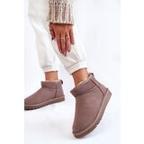 Boto Women's Suede Low Snow Boots Grey Shelie | Shoptok.si