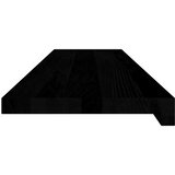 Gazišta stepenice 4 kom tamnosmeđi 100x25x2 cm masivna hrast | shoptok.hr