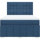 vidaXL Krevet s oprugama i madracem plavi 160x200 cm od tkanine | shoptok.hr