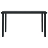  5-dijelni vrtni blagovaonski set crni | shoptok.hr