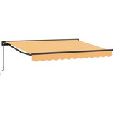  Ručno sklopiva tenda Pijesak 4 x 2 m Poliester i aluminij | shoptok.hr