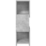 Kutni ormarić Betonski sivi 25,5x25x80cm Konstruirano drvo | shoptok.hr