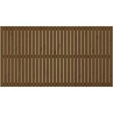 Zidno uzglavlje boja meda 204x3x110 cm masivna borovina | Eponuda.com