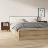 vidaXL Noćni ormarići 2 kom boja dimljenog smeđi 40x35x50 cm Cijene