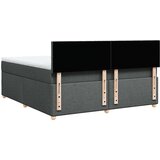 vidaXL Box spring postelja z vzmetnico temno siva 180x200 cm blago | Shoptok.si