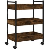 vidaXL Kolica boja hrasta 50 x 30 x 70 cm konstruirano drvo | shoptok.hr