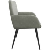  Dvosjed s metalnim nogama 2-sjedalo Svjetlosiva Kordura tekstil | shoptok.hr