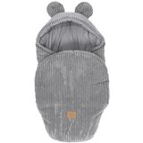 MeowBaby Siva korduroy dječja povojnica 45x80 cm - | shoptok.hr