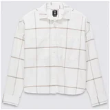 Vans Majice & Polo majice ANTICA BOXY LS SHIRT Bela