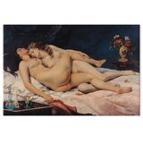  Slika - Gustave Courbet – Sleeping 60x40 Premium Print | shoptok.hr
