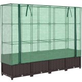  Povišena gredica s pokrovom za staklenik 160 x 40 x 138 cm | shoptok.hr