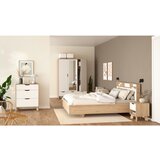 Tvilum Bijela/u prirodnoj boji komoda u dekoru hrasta 79x92x40 cm Ikast – | shoptok.hr