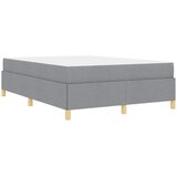  Krevetna konstrukcija Svijetlo siva 140 x 190 cm tkanina | shoptok.hr