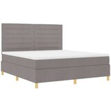  vzmetnica s škatlo in vzmetnico & LED Taupe 180x200 cm Tkanina, (22156530) | Shoptok.si