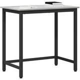  Stol Siva Sonoma 100 x 50 x 76 5 cm Inženjerska drva i čelik | shoptok.hr