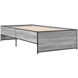 vidaXL Okvir kreveta boja hrasta 90 x 190 cm konstruirano drvo i metal Cijene