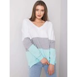 RUE PARIS Sweatshirt-RV-BL-5972.07-white-gray Cene