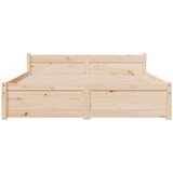  Posteljni okvir iz trdnega lesa 140x200 cm, (20644073) | Shoptok.si
