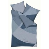 Kaeppel posteljnina vista 200/200 cm saten modra, naravne barve | Shoptok.si